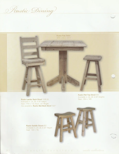 Rustic Collection catalogue cover