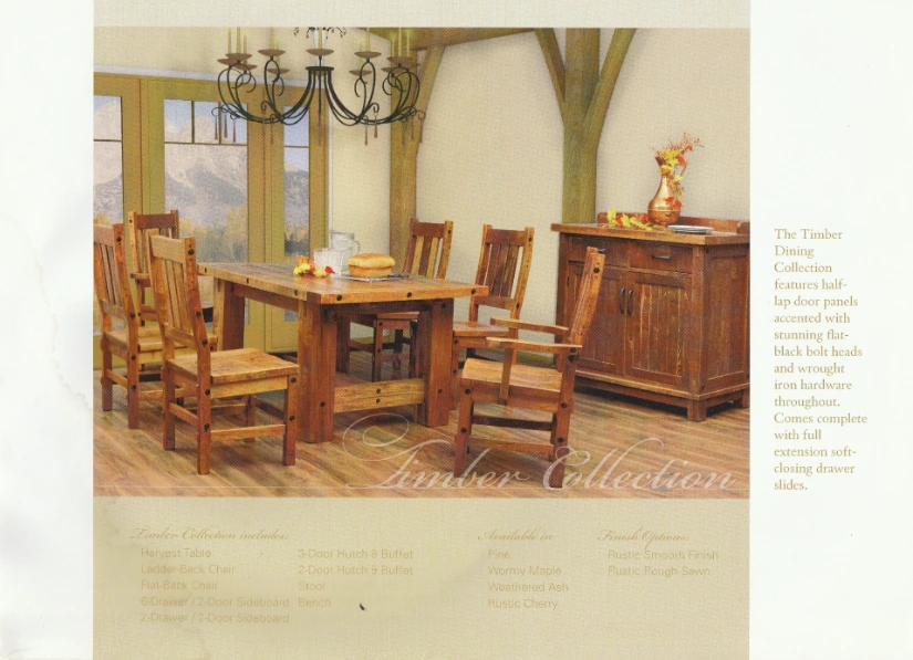 Timber Collection catalogue cover