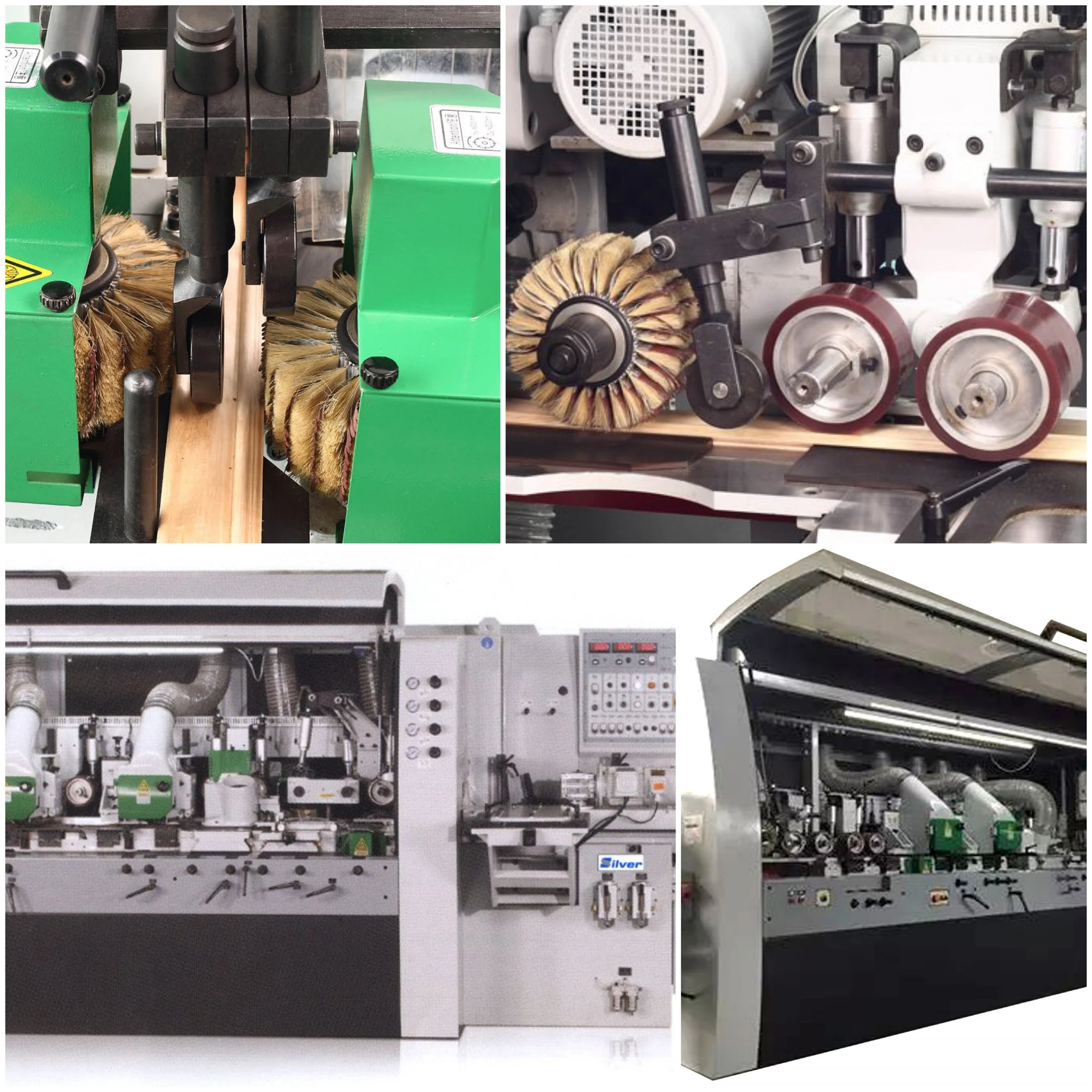 Silver moulding machinery and wood-processing heads